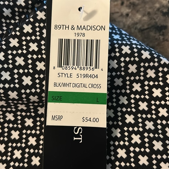 NWT Women’s 89Th & Madison Pants with Front Pockets - Picture 6 of 6